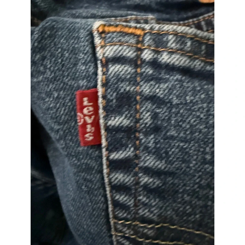 Levis 514 Mens Jeans W34 L34 Straight Fit Blue Denim‎ Cotton Blend